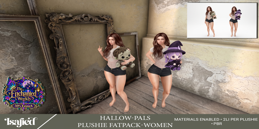 Isafied — Hallow-Pals Plushie Fatpack (Female)