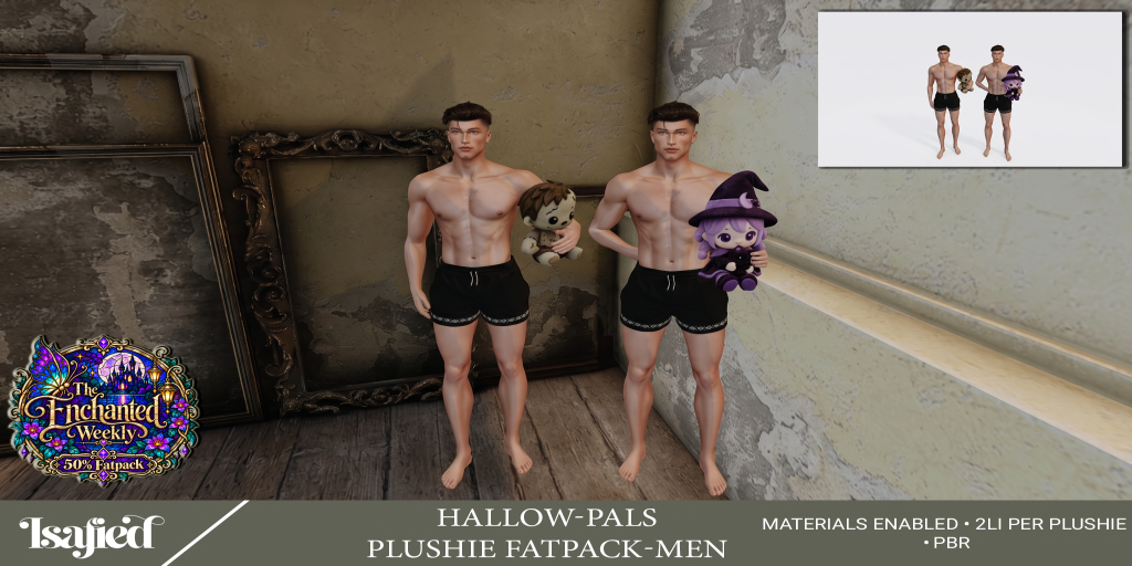 Isafied — Hallow-Pals Plushie Fatpack (Male)