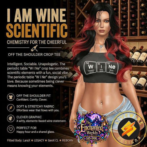 LiveWire Designs — Becca Crop Top — I Am Wine Scientific