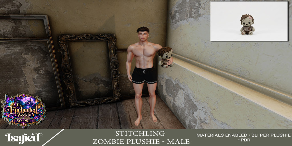 Isafied — Stitchling Zombie Plushie (Male)